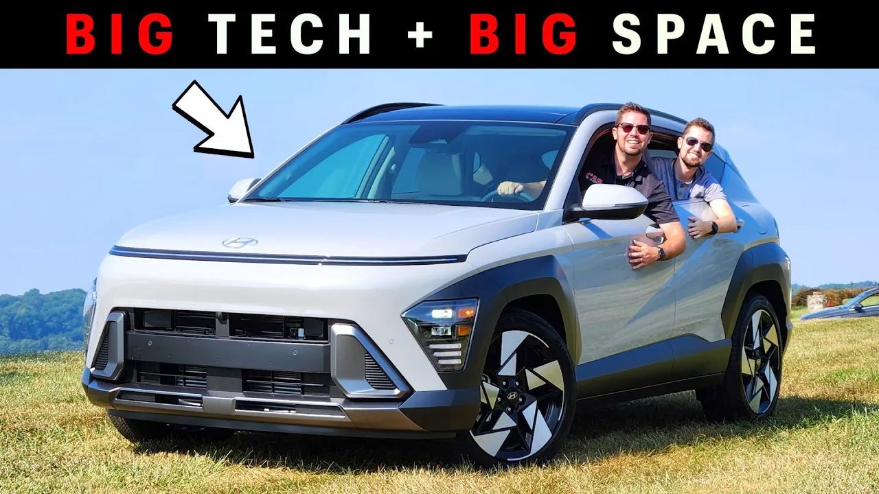 2024 Hyundai Kona -- Better Tech than a Palisade for $24,000! (and LOTS of Space)