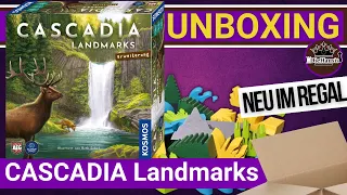 Cascadia Landmarks | WAS IST DRIN? Brettspiel 📦 Unboxing [Brettspiele]