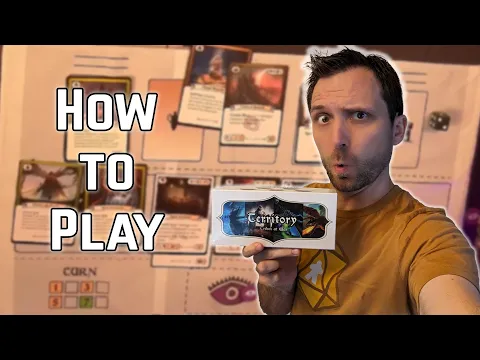 Learn the art of control in a TCG called Territory - King of the Hill mode (How to Play Board Games)
