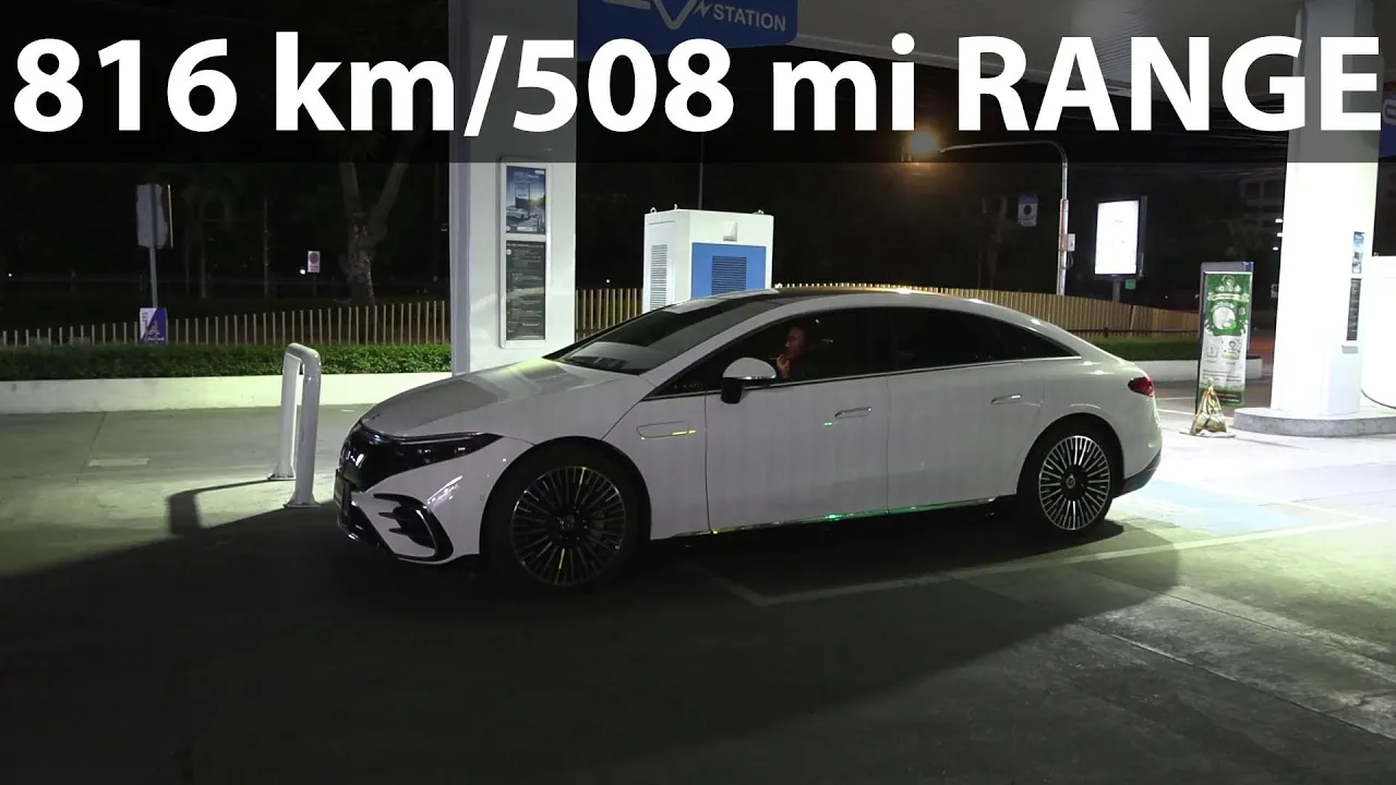 Mercedes EQS 500 4Matic Sunday driving