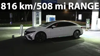 Mercedes EQS 500 4Matic Sunday driving