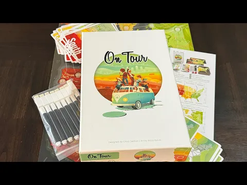 On Tour (Board Game Tables) - Unbox & My First Look