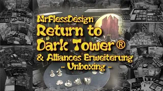Unboxing: Return to DARK TOWER & Alliances Erweiterungen (deutsch/german)
