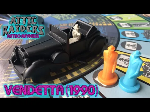 Vendetta (1990) by Parker Brothers Mafia & Mobsters Vintage Board Game Review Godfather & Gangsters