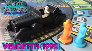 Vendetta (1990) by Parker Brothers Mafia & Mobsters Vintage Board Game Review Godfather & Gangsters
