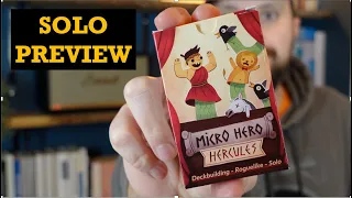 Micro Hero: Hercules - Kickstarter Preview by the Game Court