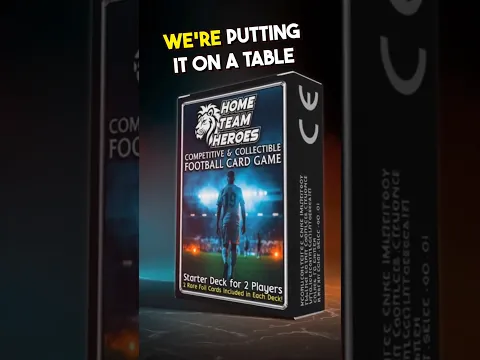 2026: Home Team Heroes - The Football Card Game #footballcards #footballcardgame #tabletopgaming