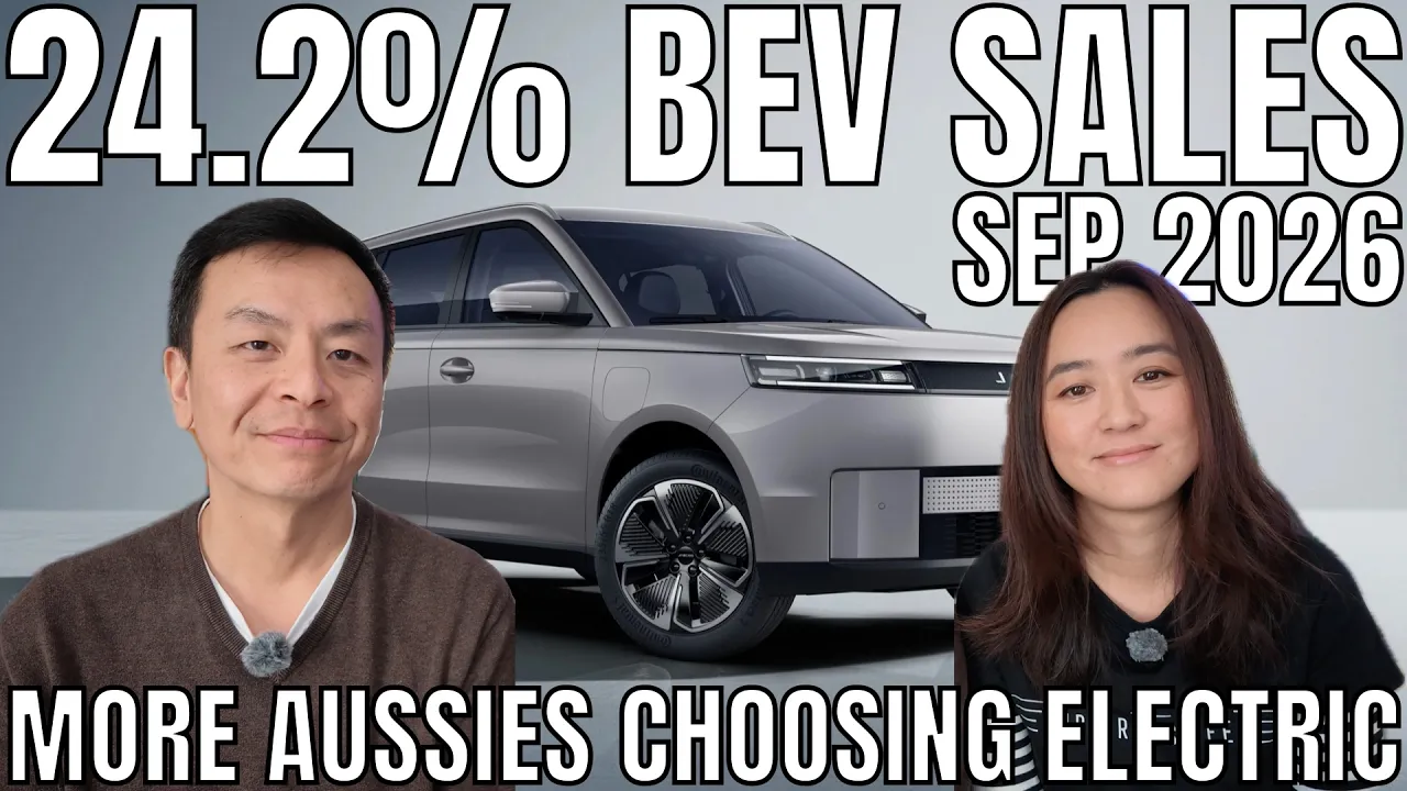 Australia EV Sales Sep 2026: 24.2% | Electric outsells petrol, diesel