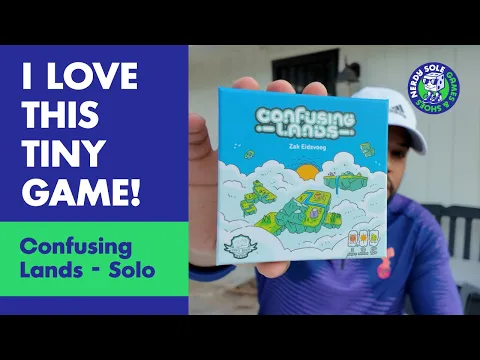 Patio Gaming | Confusing Lands Board Game | Solo Playthrough