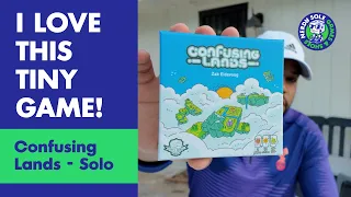 Patio Gaming | Confusing Lands Board Game | Solo Playthrough