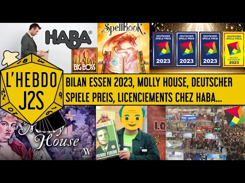L'Hebdo #J2S du 11/10/2023 - Essen 2023, licenciements chez HABA, Deutscher Spiele Preis...