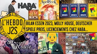 L'Hebdo #J2S du 11/10/2023 - Essen 2023, licenciements chez HABA, Deutscher Spiele Preis...