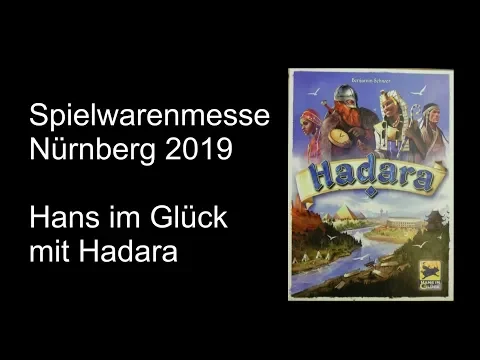Spielwarenmesse 2019 Nürnberg - Hans im Glück mit Hadara -Die Brettspieltester
