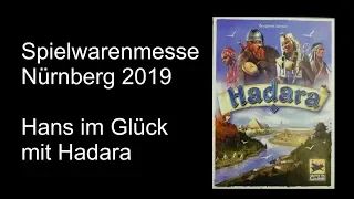 Spielwarenmesse 2019 Nürnberg - Hans im Glück mit Hadara -Die Brettspieltester
