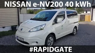 Nissan e-NV200 40 kWh with rapidgate