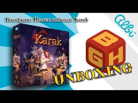 Boardgame Heaven Unboxing 161: Karak (Albi)