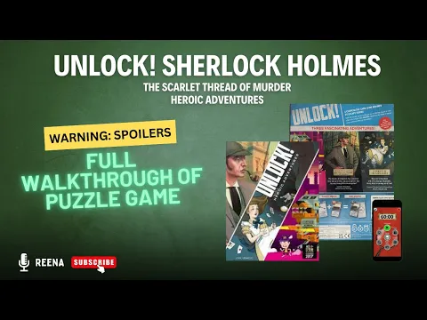 Unlock! Sherlock Holmes - Full Walkthrough - English