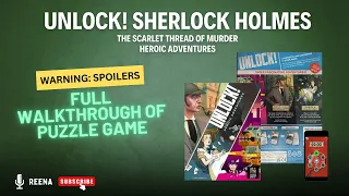 Unlock! Sherlock Holmes - Full Walkthrough - English