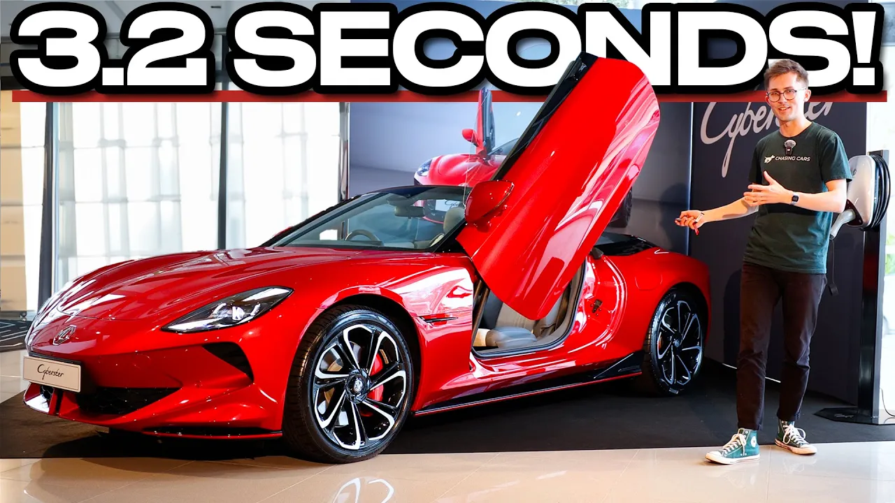 Why wait for a Tesla Roadster? (MG Cyberster 2024 review walkaround)