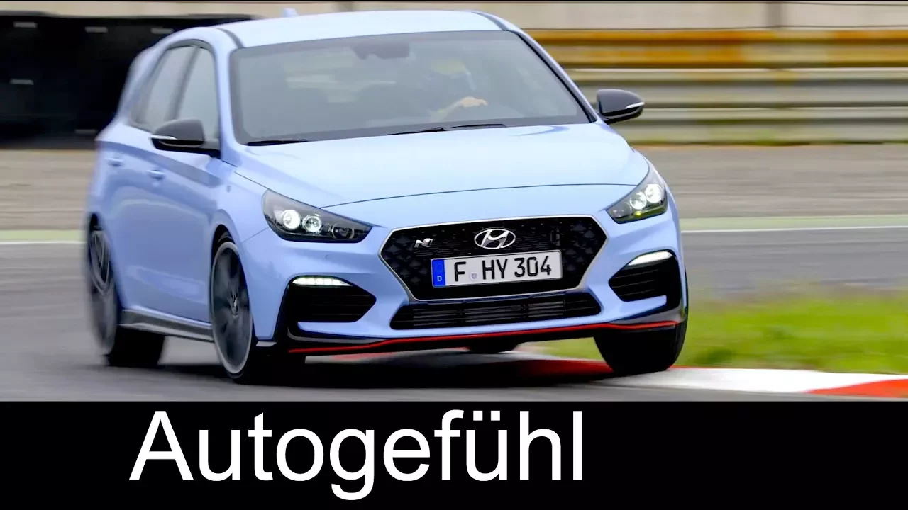 Hyundai i30 N Preview Sound Racetrack shots Exterior/Interior - Autogefühl