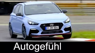 Hyundai i30 N Preview Sound Racetrack shots Exterior/Interior - Autogefühl