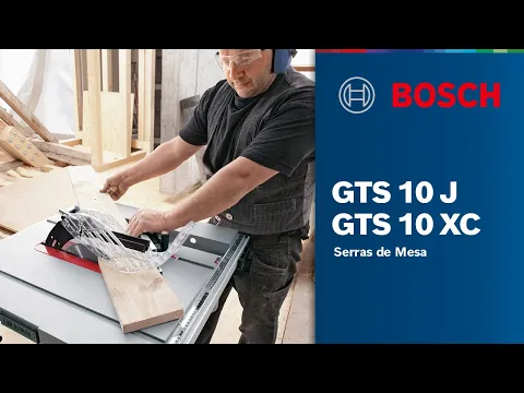 Serra de Bancada 10" 1800W GTS 10 J com disco e 2 guias 220V Bosch