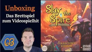 Unboxing... Slay the Spire: Das Brettspiel - Deutsche Collectors Edition - 4K