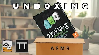 Deadlines- Satisfying ASMR Board Game Unboxing