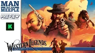 Western Legends (Kolossal Games) Preview by Man Vs Meeple 