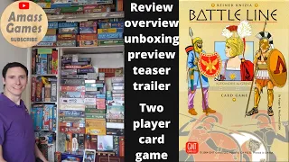 How to play Battle Line two player Reiner Knizia board game AmassGames unboxing