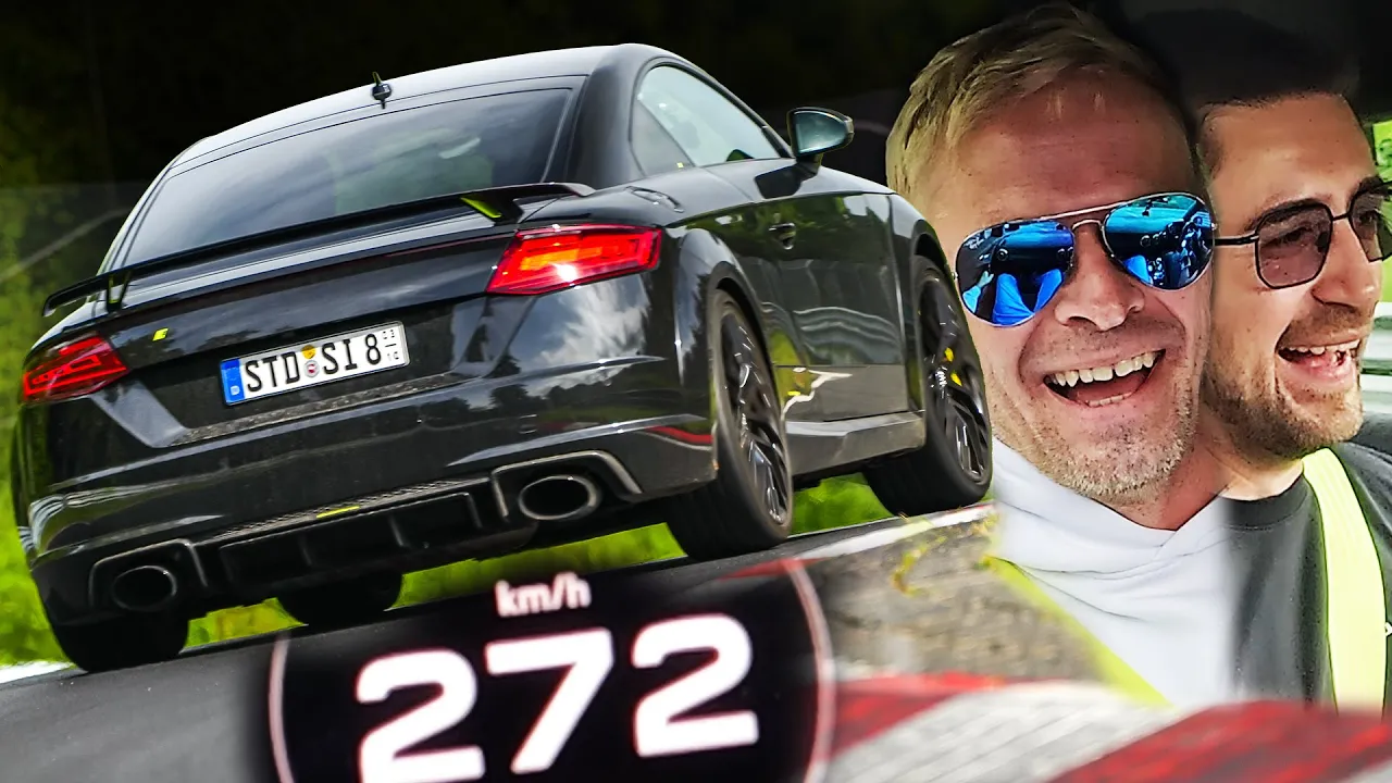 🔥SPICY 500+ hp Audi TT RS Does the Nürburgring!
