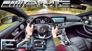 Mercedes AMG E43 401 HP 3.0 V6 BiTurbo POV Test Drive by AutoTopNL