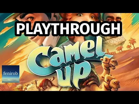 Camel Up Board Game | Playthrough
