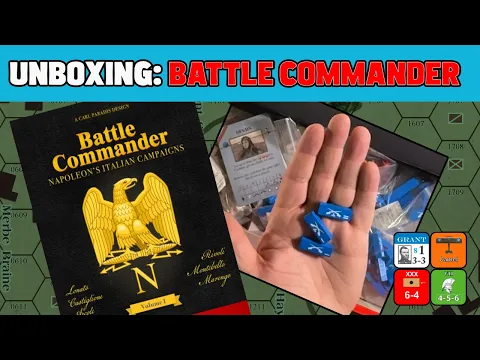 Battle Commander Unboxing