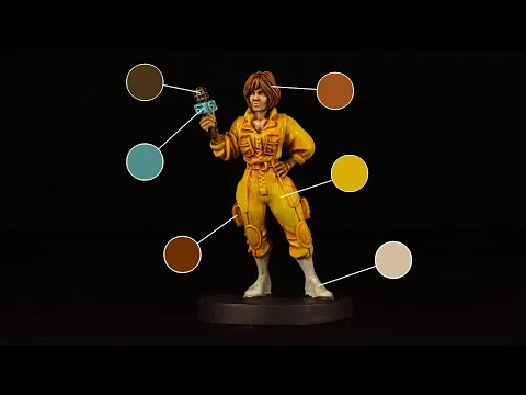 UNMATCHED: APRIL O'NEIL| How to Paint Minis FAST (Contrast Paint Only Tutorial)