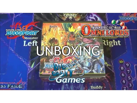 Future Card Buddyfight H-BT03 Assault of the Omni Lords Unboxing