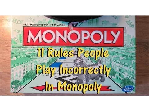 11 Rules You're Getting Wrong In Monopoly The Board Game