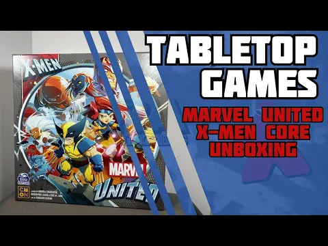 Marvel United X-Men Board Game | Core Set | Unboxing | Game by CMON