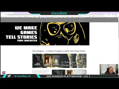 2d6 Dungeon Playthrough on Fantasy Grounds Unity