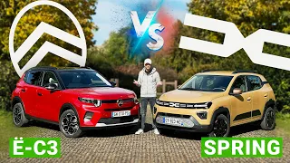 Citroën ë-C3 VS Dacia Spring : Victoire par KO !