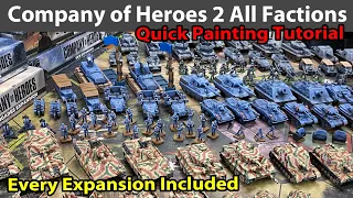 Company of Heroes 2: All Factions, All Expansions Quick Painting Tutorial Using Craft Paint