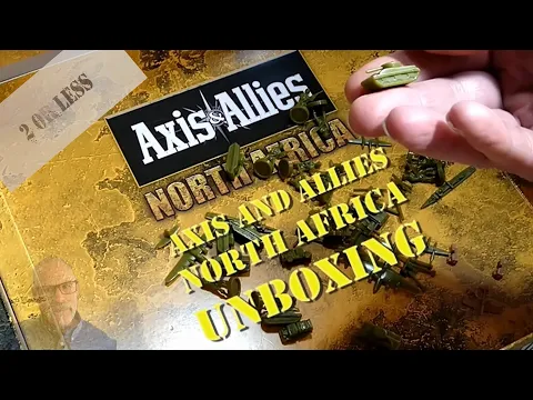 Axis and Allies North Africa Unboxing