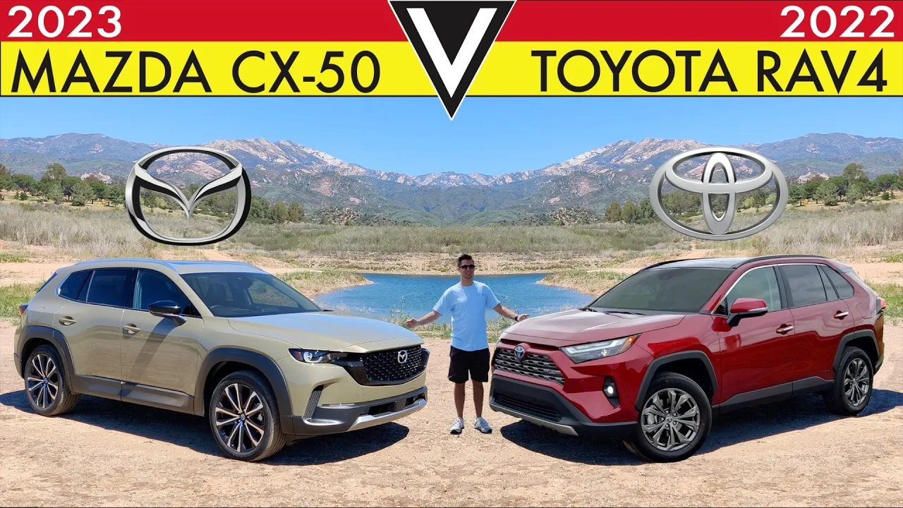 BATTLE OF KINGS! -- 2023 Mazda CX-50 vs. 2022 Toyota RAV4: Comparison