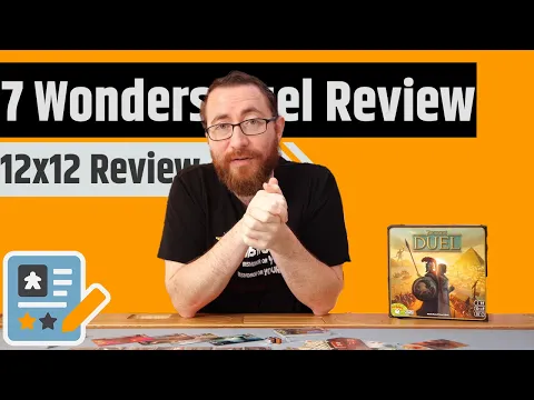 7 Wonders Duel Review - A 12x12 Review With Pantheon & Agora Expansions