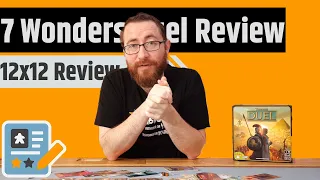 7 Wonders Duel Review - A 12x12 Review With Pantheon & Agora Expansions