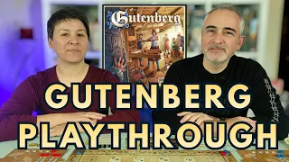 Gutenberg Board Game Teach & Full Playthrough