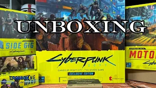 Cyberpunk 2077 - Gangs of Night City - Kickstarter Exclusive Edition Unboxing w/ all Expansions
