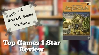 Sort of Top Games 1 Star Review Agricola