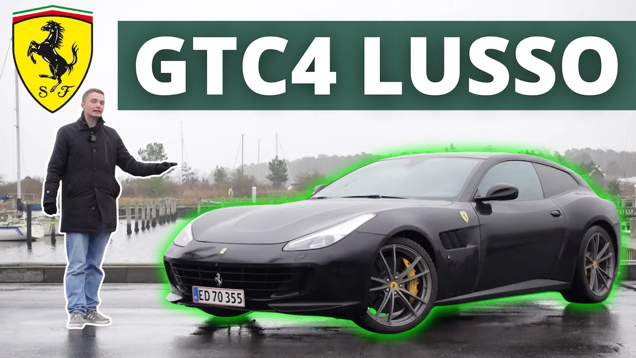 Danmarks VILDESTE vinterbil... Ferrari GTC4 Lusso TEST
