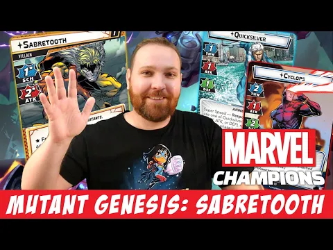 Marvel Champions: Sabretooth vs. Cyclops & Quicksilver (Mutant Genesis)
